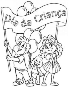 Desenho de Dia Das Crianças Desenho Colorir Imprimir 20