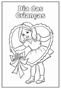 Desenho de Dia Das Crianças Desenho Colorir Imprimir 22