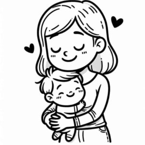 Desenho de Dia Das Mães Desenho Colorir Imprimir 07