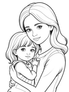 Desenho de Dia Das Mães Desenho Colorir Imprimir 13
