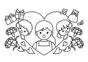 Desenho de Dia Das Mães Desenho Colorir Imprimir 17