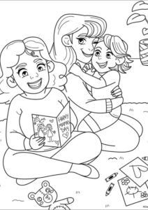 Desenho de Dia Das Mães Desenho Colorir Imprimir 18