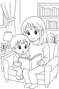 Desenho de Dia Das Mães Desenho Colorir Imprimir 20