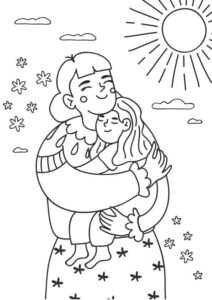 Desenho de Dia Das Mães Desenho Colorir Imprimir 21