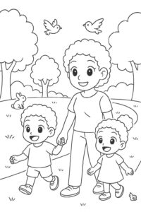 Desenho de Dia Das Mães Desenho Colorir Imprimir 22
