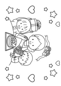 Desenho de Dia Das Mães Desenho Colorir Imprimir 24