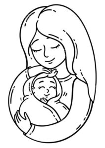 Desenho de Dia Das Mães Desenho Colorir Imprimir 27