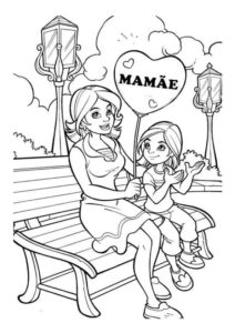 Desenho de Dia Das Mães Desenho Colorir Imprimir 28
