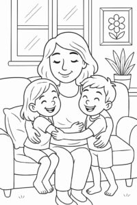 Desenho de Dia Das Mães Desenho Colorir Imprimir 33