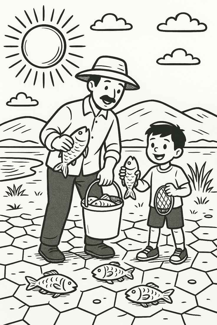 Desenho de Dia Dos Pais Desenho Colorir Imprimir 03