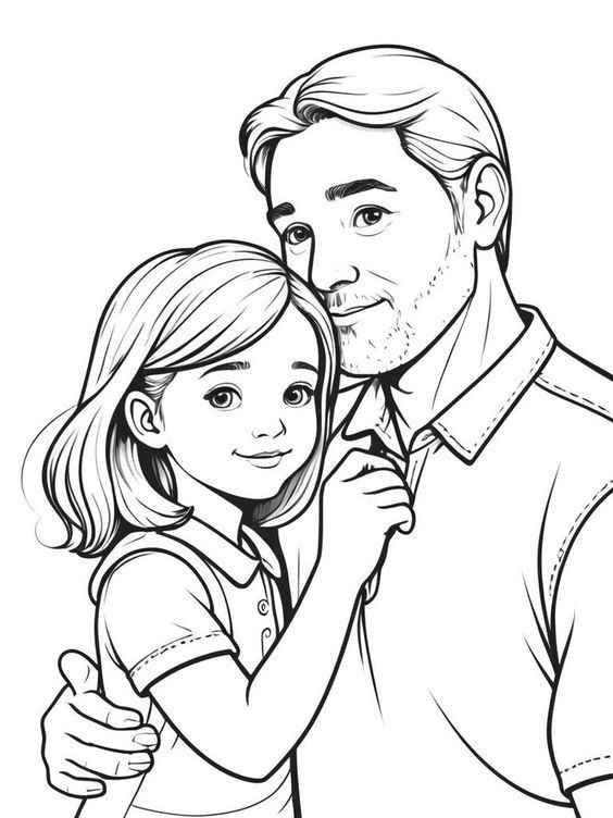 Desenho de Dia Dos Pais Desenho Colorir Imprimir 06