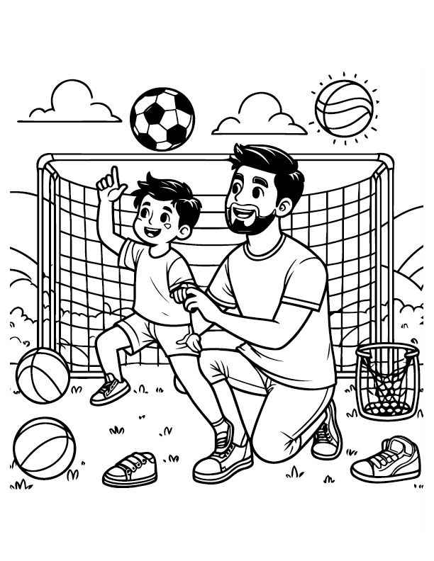 Desenho de Dia Dos Pais Desenho Colorir Imprimir 17