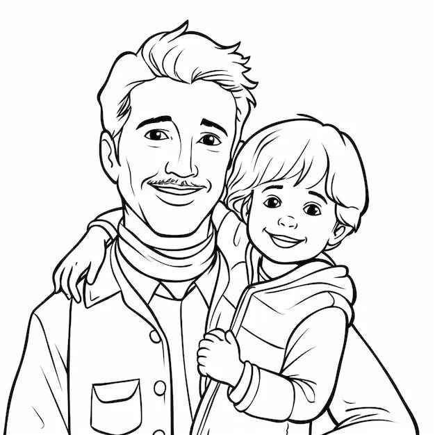 Desenho de Dia Dos Pais Desenho Colorir Imprimir 30