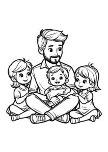 Desenho de Dia Dos Pais Desenho Colorir Imprimir 31