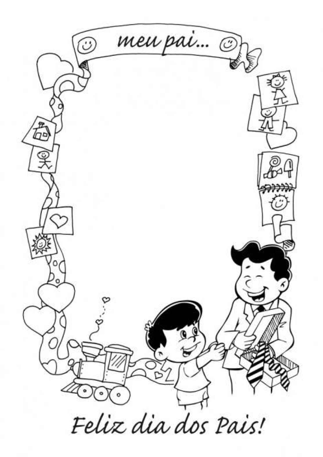 Desenho de Dia Dos Pais Desenho Colorir Imprimir 36