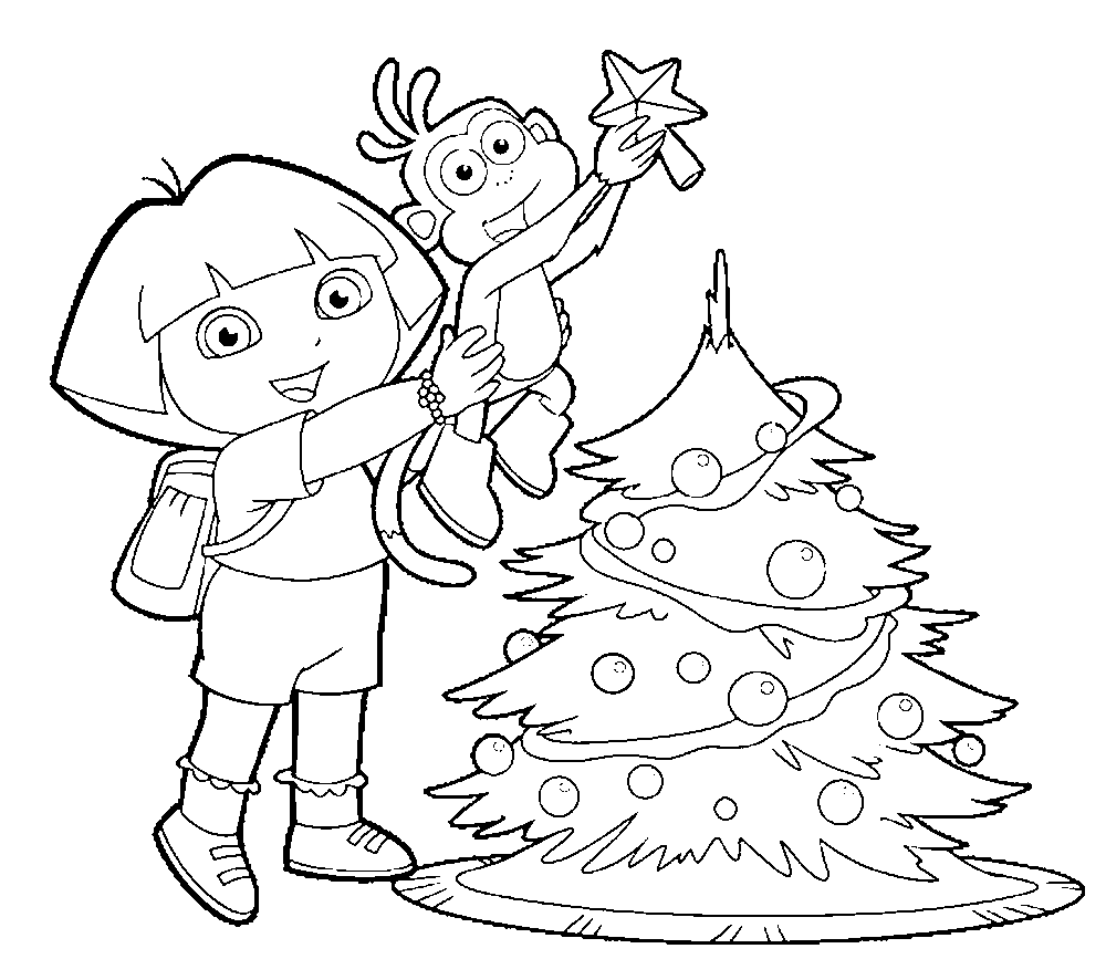 Desenho de Dora Aventureira Desenho Colorir Imprimir 16