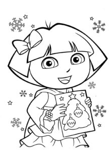 Desenho de Dora Aventureira Desenho Colorir Imprimir 19