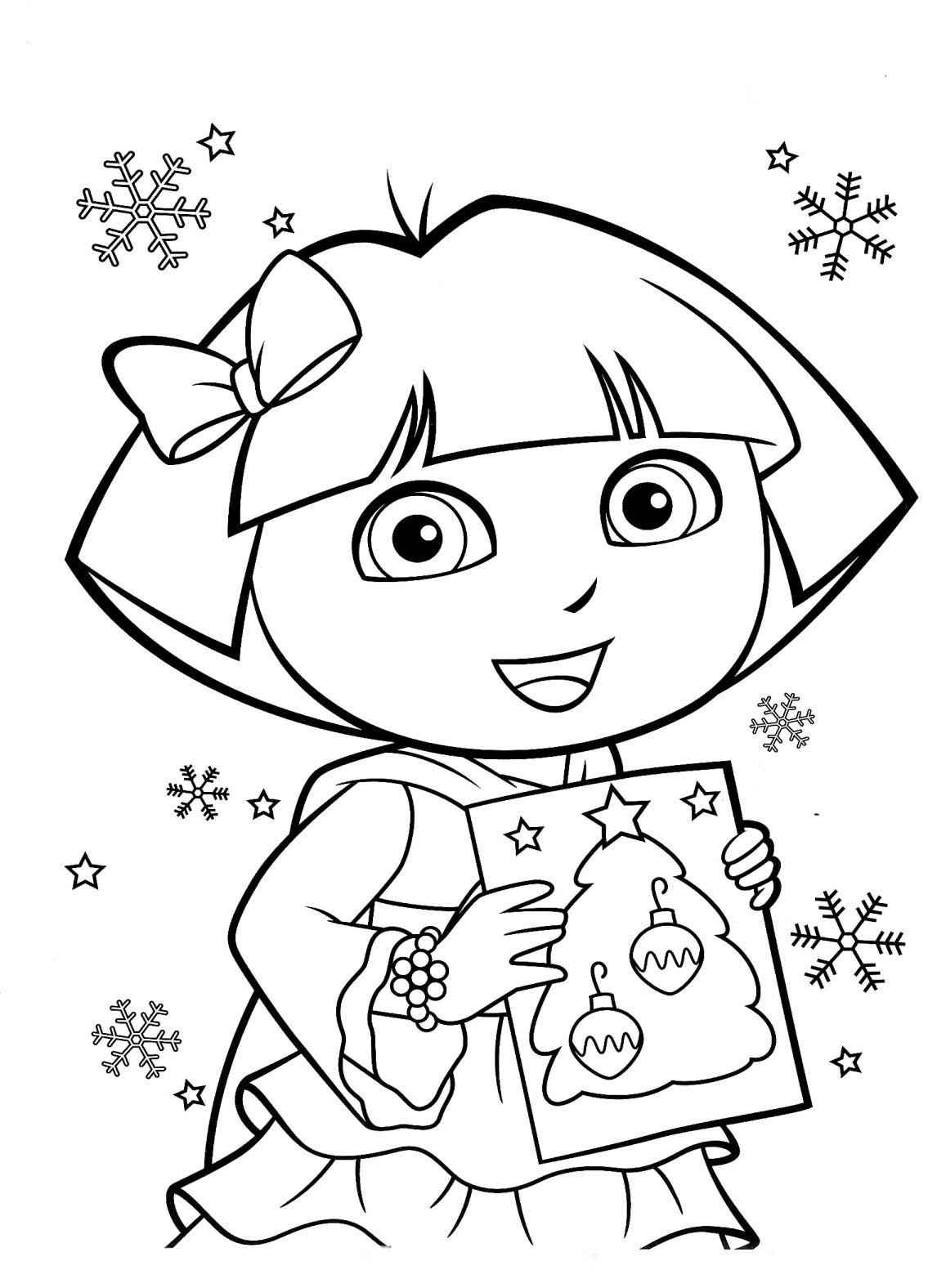 Desenho de Dora Aventureira Desenho Colorir Imprimir 19
