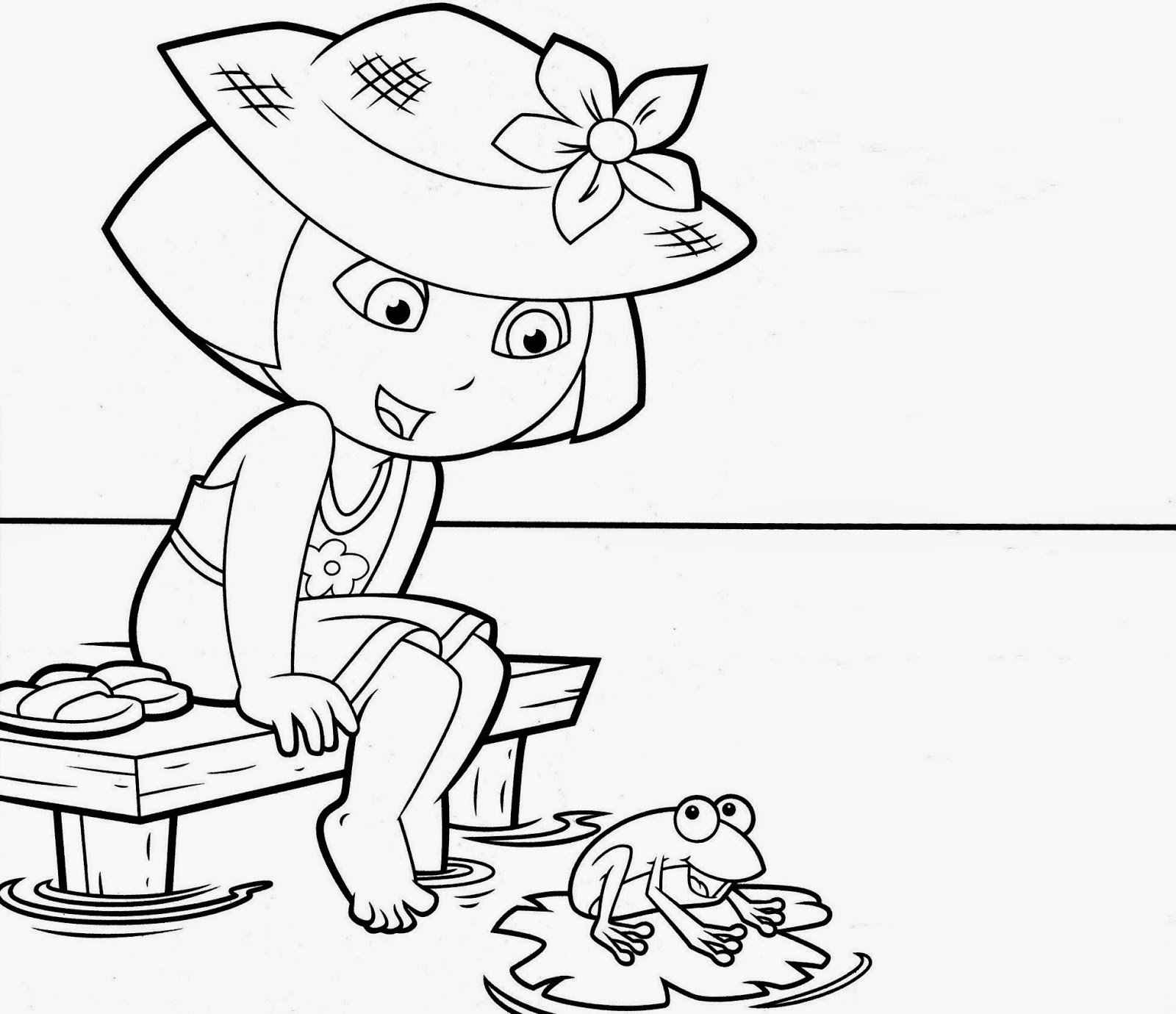 Desenho de Dora Aventureira Desenho Colorir Imprimir 20