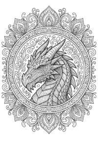 Desenho de Dragao Desenho Colorir Imprimir 01