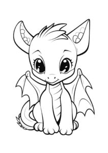 Desenho de Dragao Desenho Colorir Imprimir 07