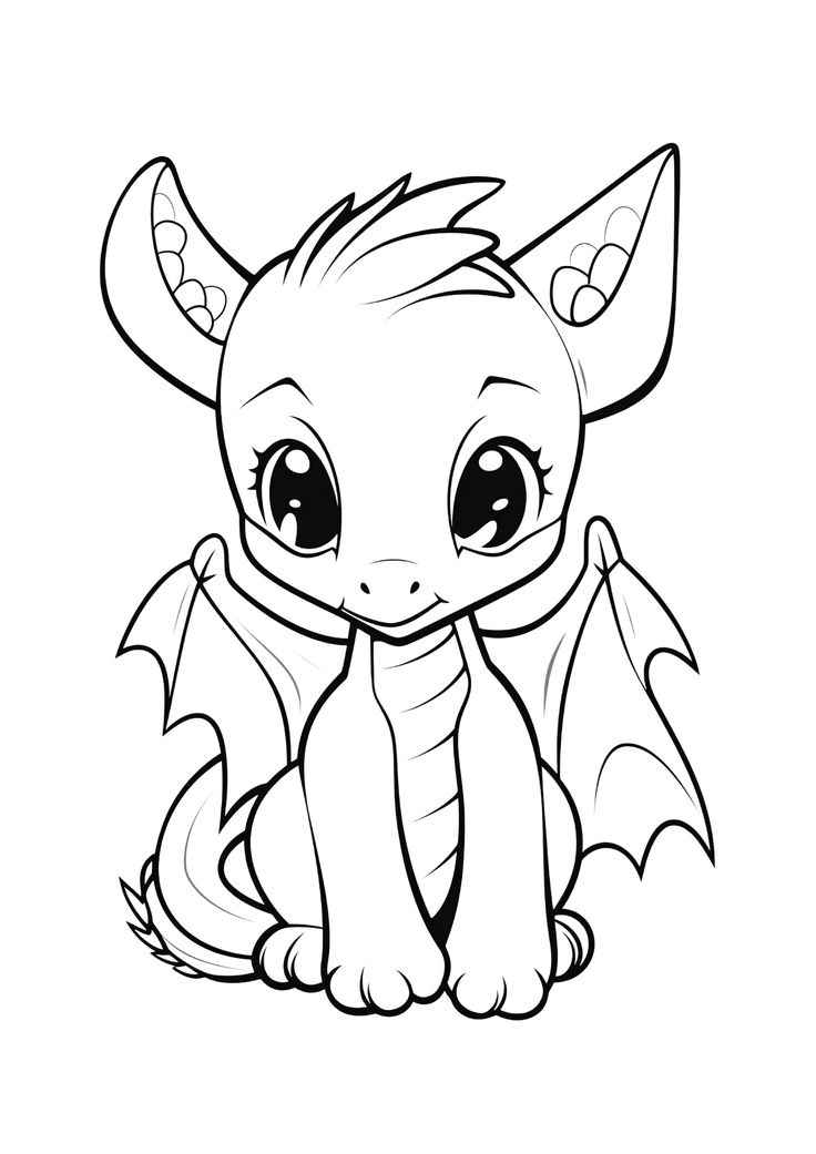 Desenho de Dragao Desenho Colorir Imprimir 07