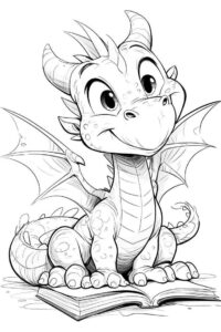 Desenho de Dragao Desenho Colorir Imprimir 09