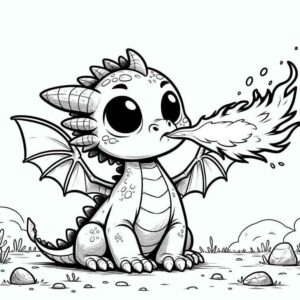 Desenho de Dragao Desenho Colorir Imprimir 15