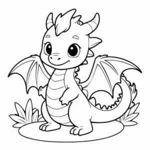 Desenho de Dragao Desenho Colorir Imprimir 19