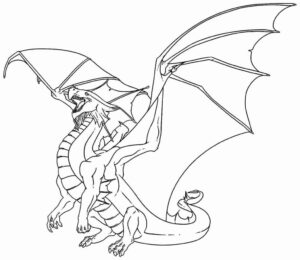 Desenho de Dragao Desenho Colorir Imprimir 21