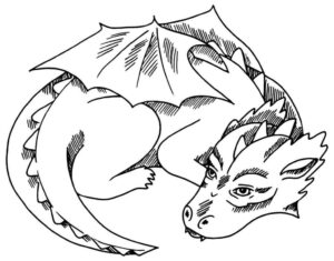 Desenho de Dragao Desenho Colorir Imprimir 24