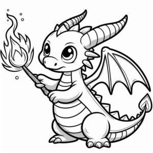 Desenho de Dragao Desenho Colorir Imprimir 25