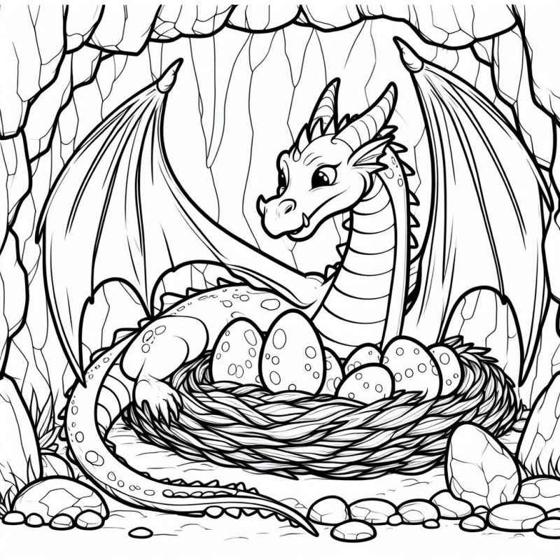 Desenho de Dragao Desenho Colorir Imprimir 27
