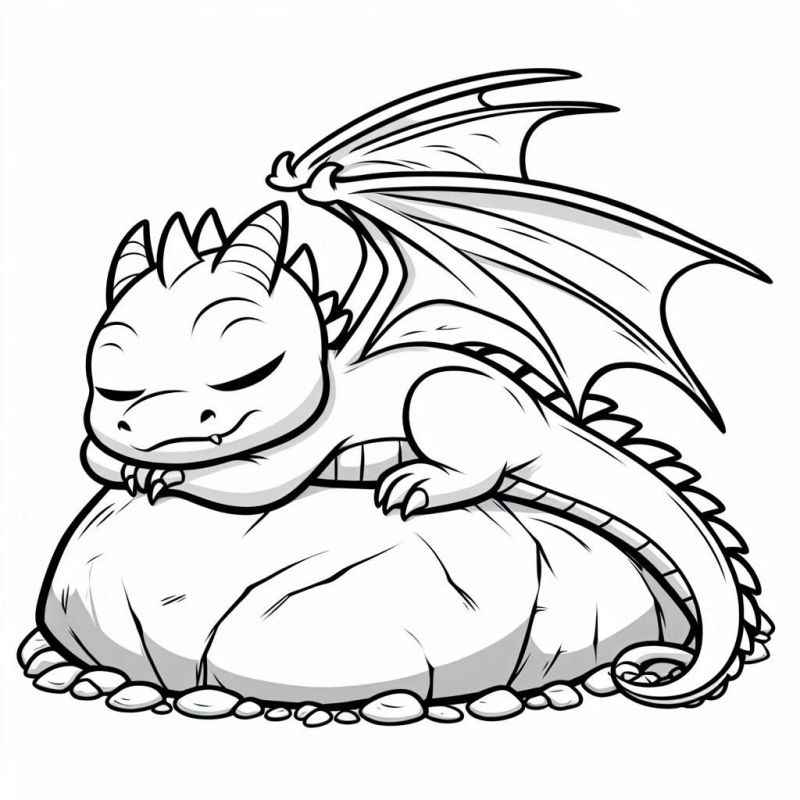 Desenho de Dragao Desenho Colorir Imprimir 28