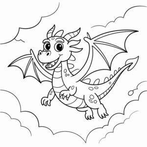 Desenho de Dragao Desenho Colorir Imprimir 31