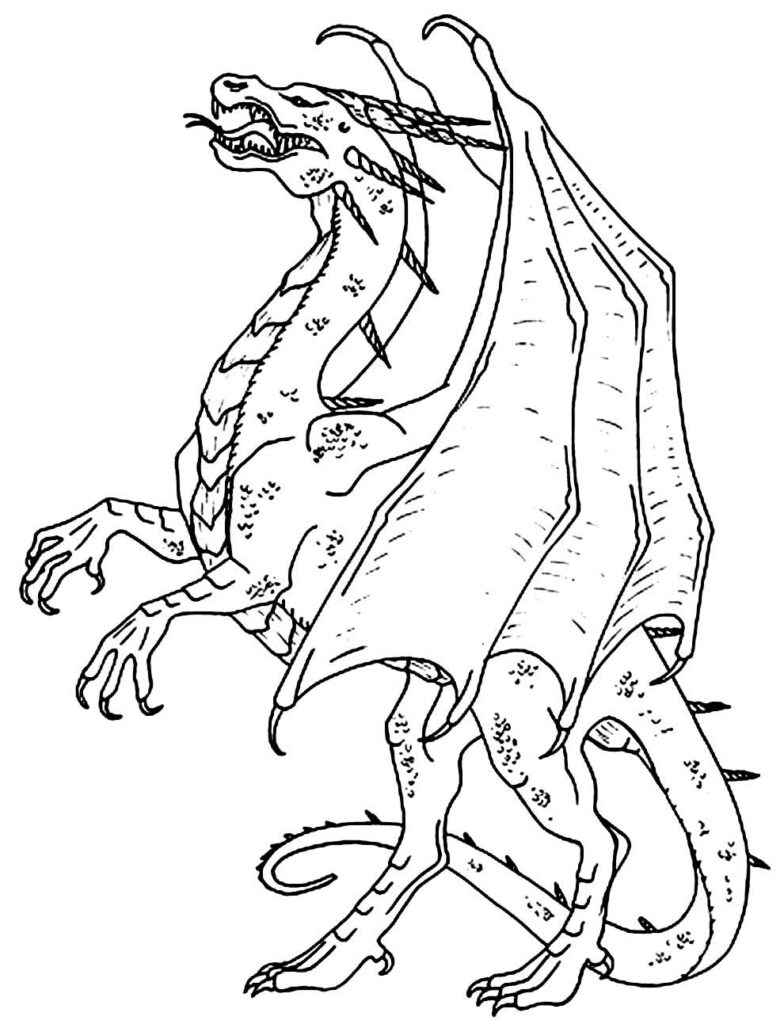 Desenho de Dragao Desenho Colorir Imprimir 38