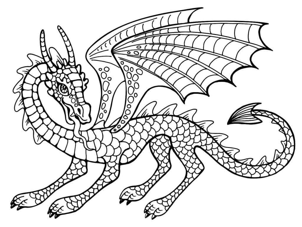 Desenho de Dragao Desenho Colorir Imprimir 39
