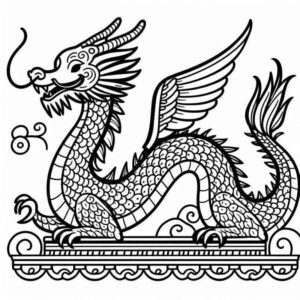 Desenho de Dragao Desenho Colorir Imprimir 45