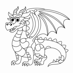 Desenho de Dragao Desenho Colorir Imprimir 46