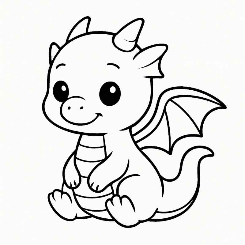 Desenho de Dragao Desenho Colorir Imprimir 47