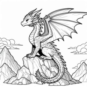 Desenho de Dragao Desenho Colorir Imprimir 48