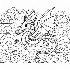 Desenho de Dragao Desenho Colorir Imprimir 63