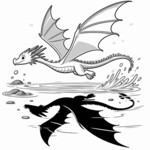 Desenho de Dragao Desenho Colorir Imprimir 64