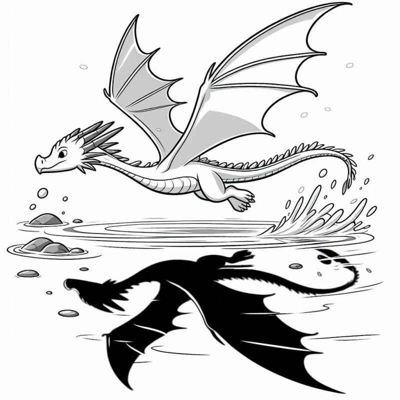 Desenho de Dragao Desenho Colorir Imprimir 64