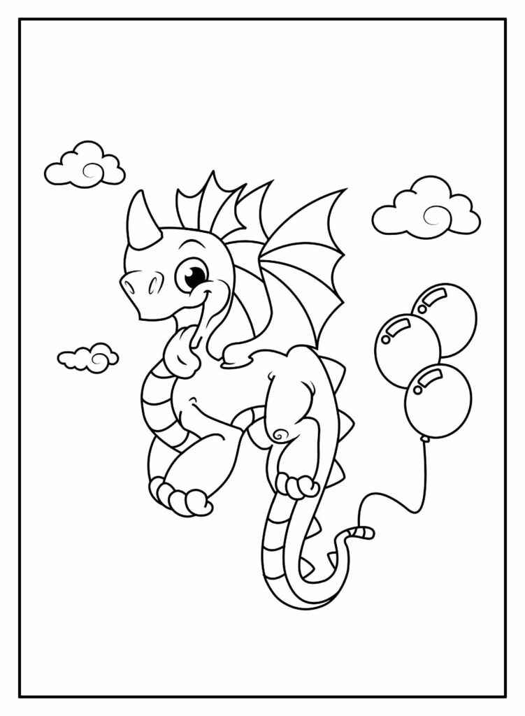 Desenho de Dragao Desenho Colorir Imprimir 68