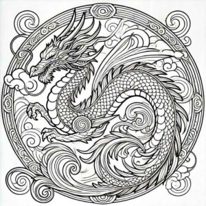 Desenho de Dragao Desenho Colorir Imprimir 73