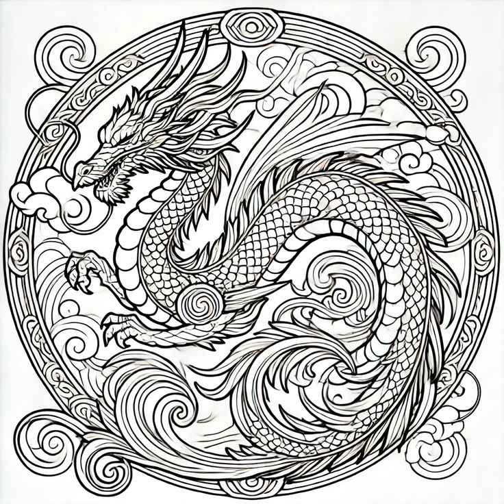 Desenho de Dragao Desenho Colorir Imprimir 73