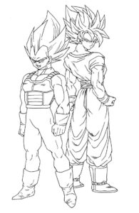Desenho de Dragon Ball Z Desenho Colorir Imprimir