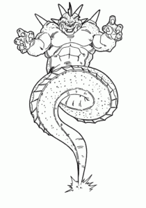 Desenho de Dragon Ball Z Desenho Colorir Imprimir 5