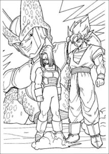Desenho de Dragon Ball Z Para Colorir 19